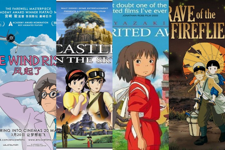 Hayao Miyazaki Studio Ghibli Collage